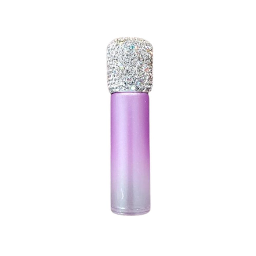 Purple Shade Rhinestone Roll-On Bottle